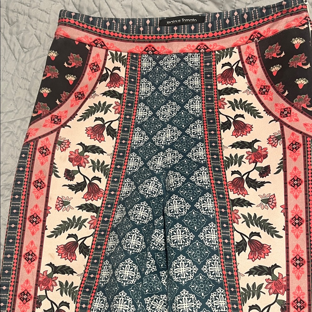 Jealous Tomato Multicolor Boot Cut Pants - Picture 3 of 3